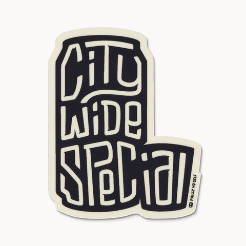 City Wide Special (Typography) - Sticker