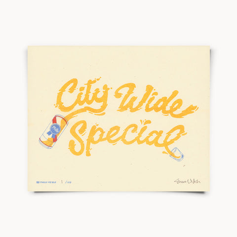 City Wide Special (Liquid Type) - Print