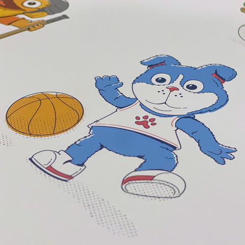 Lil Mascots - Print
