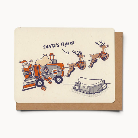 Santa's Flyers - Card