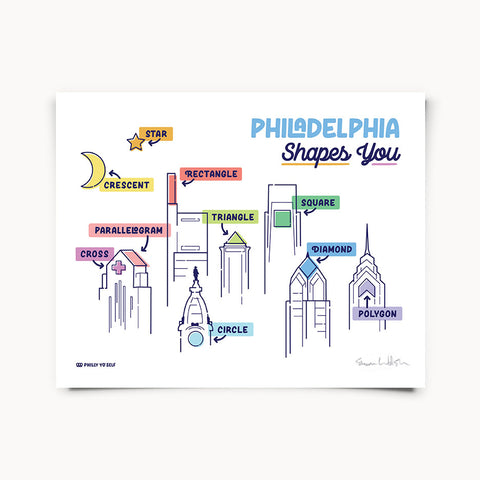 Philadelphia Shapes You - Prints