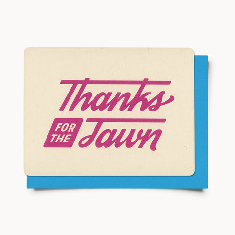 Thanks for the Jawn - Card