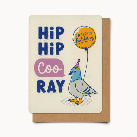 Hip Hip Coo-Ray - Card