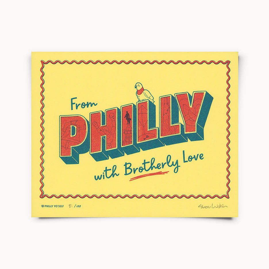 From Philly with Brotherly Love - Print