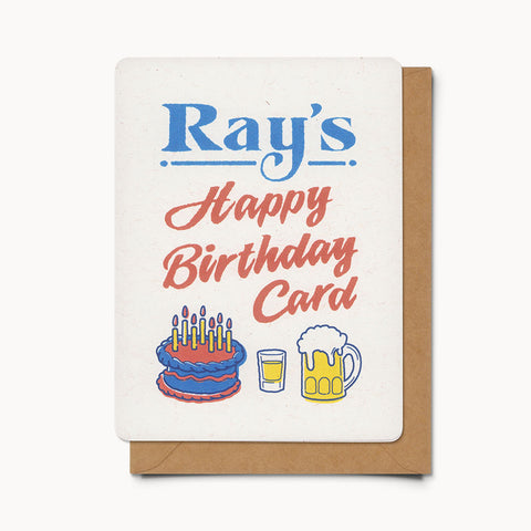 Ray's Happy Birthday  - Card