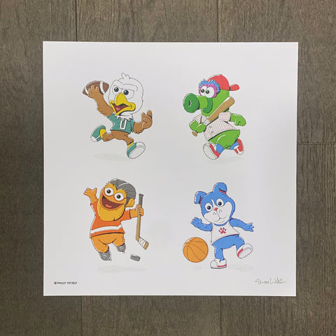 Lil Mascots - Print