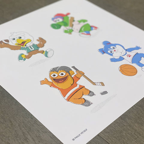 Lil Mascots - Print