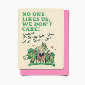 No one likes us - Card