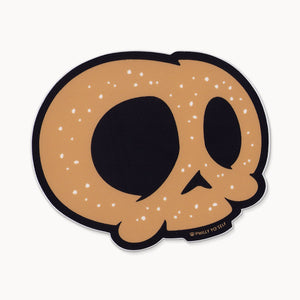 Pretzel Skull - Sticker