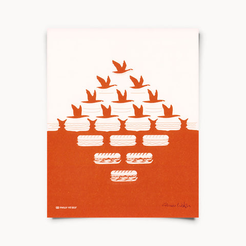 Sky and Hoagie - Print