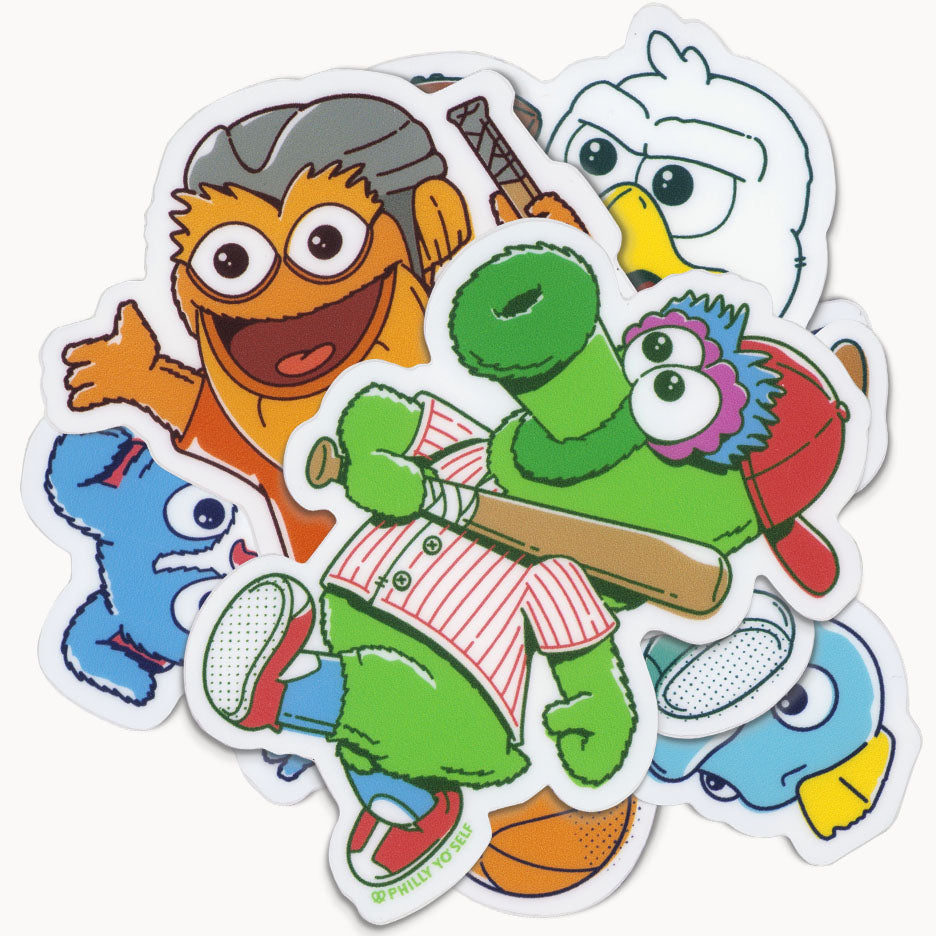 Lil Mascots - 5 Stickers