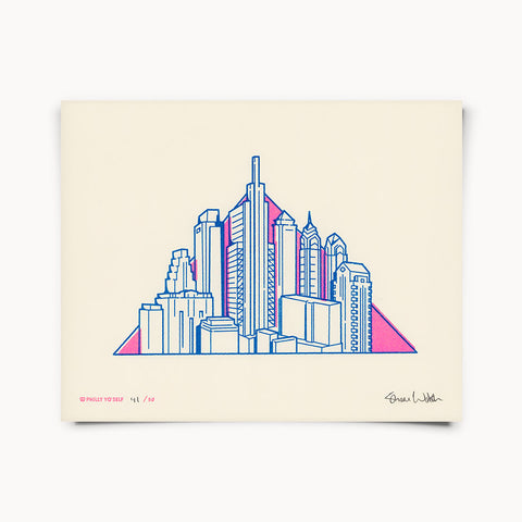 Triangle Skyline - Print