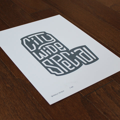 City Wide Special (Typography) - Print